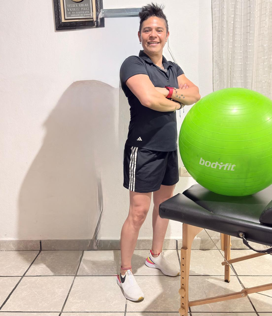 Coach en espacio de entrenamiento